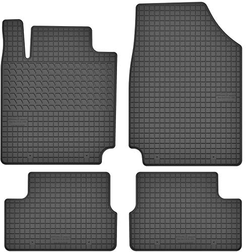 AGCPdirect Gummi Matten Fußmatten Passgenau 4-teilig Set für Nissan Micra K12 2003-2010