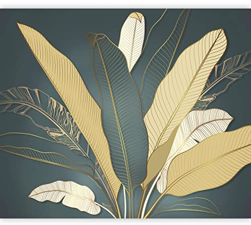 murando - Vlies Fototapete Abstrakt Blätter 350x256 cm - Foto Tapete Schlafzimmer Wohnzimmer Moderne Vliestapete XXL Wandtapete Motivtapeten 3d Effekt Wand Dekoration - Blumen b-A-0903-a-a