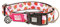 Max & Molly Gotcha! Hundehalsband Halsband Hund mit Smart ID, gepolstertes Neopren Halsband mit Design für kleine Hunde, wasserdicht, bequem, verstellbar, Strawberry Dream, S