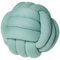 Nordic Coast Knotenkissen | Zopfkissen Mint Grün | Kissen geflochten | Zierkissen | Sofakissen | Kinderkissen | Knoten Kissen | Kissen geflochten Mint Kinder Kinderzimmer Deko 30cm