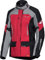 FLM Damen Touren Textiljacke 3.0 - Wasserdicht & Atmungsaktiv - CORDURA - Schwarz - Protektoren EN 162 rot M