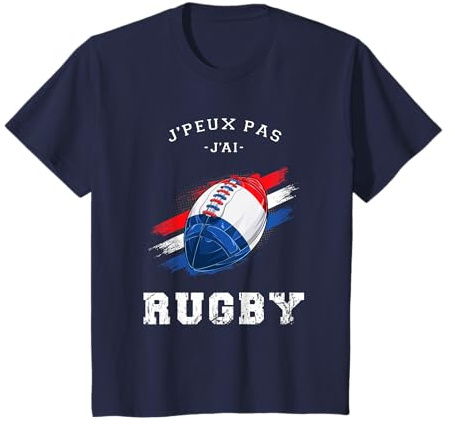 Enfant Rugby - Je Peux Pas J'Ai Rugby - Maillot De Joueur de Rugby T-Shirt