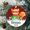 Christbaumschmuck Keramik Weihnachtsanhänger Anhänger Weihnachtsbaumschmuck Hängende Ornamente Weihnachtsdeko Personalisierter Fuchs, Personalisierter Name Für, Fuchsgeschenke Für Fuchsliebhaber,