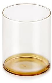 Ichendorf Vaso de vidrio 35 cl con fondo de color - Ámbar