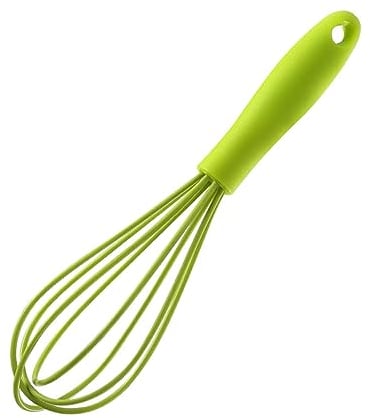 Christol Mini Silicone Eggs Beater Durable Handheld Whisk Cream Foam Maker Non Slip Eggs Blender Silicone Eggs Whiskers Portable