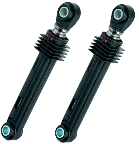 2 Stück Stoßdämpfer Waschmaschine 100N Ø10mm Länge 290 mm – 193 mm mit dem Originalcode DC66-00343G für Samsung - MONTERAL
