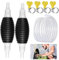 Sheryl&Rain 2Pcs Pompa Manuale Travaso Liquidi, Pompa Travaso Gasolio con 4m Tubo Sifone, Pompa Travaso Liquidi, Pompa Aspira Liquidi, Pompa Trasferimento Liquido Dell'Acqua per Olio, Liquido, Benzina