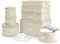 Sorbus China Storage Containers (Quilted) - Glass & Dish Storage Containers for Transport, Moving, Party - 8 Pc Stackable Plate Storage Set for Dinnerware, Mugs, Cups - Felt Plate Protectors Included