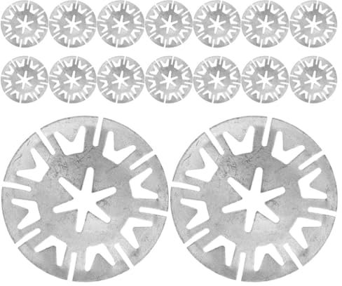 SOLUSTRE 20 Stück Hitzeschild-Halteklammern Spritzschutz Radkasten Aufsteckbare Halterungen Unterlegscheibe Für Auto-Motorabdeckung Unterbodenschutz