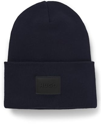 HUGO Mütze Aus Baumwolle Mit Logo-Label