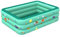LCKKJHG Piscinas Hinchables Piscina Inflable Grande y Gruesa, Rectangular, de PVC, for niños, Juguete de Verano al Aire Libre for la Familia.(Green 3-130cm)
