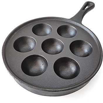 Camp Chef True Seasoned Gusseisenpfanne für dänische Pfannkuchen