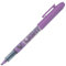 Pilot V, inchiostro liquido, punta a scalpello fibra evidenziatore viola