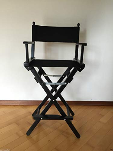 parmaaffari Klappstuhl Make Up professional Kosmetikhocker Schwarz MADE IN ITALY