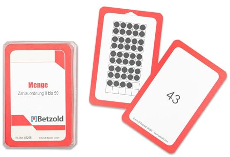 Betzold Karten für den Magischen Zylinder | Menge-Zahlzuordnung, Mathe