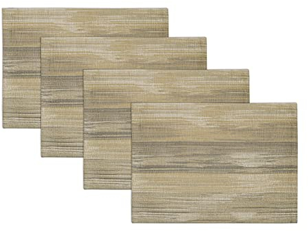 Elrene Villeroy & Boch Radcliffe Jacquard Platzsets, 35,6 x 50,8 cm, 4 Stück, 35,6 x 50,8 cm (B x L), Mehrfarbig