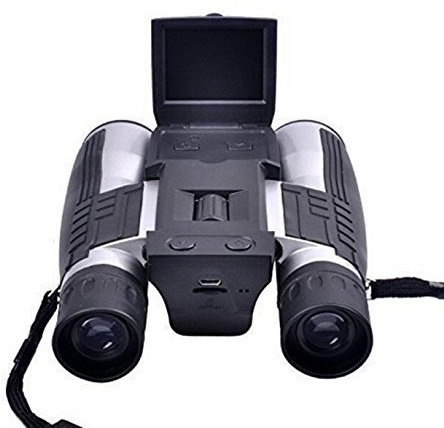 Fotocamera binoculare digitale/Binocolo digitale 12x32 con schermo LCD da 2 pollici e zoom ottico + digitale