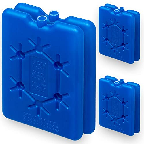 Deuba® Kühlakku 6 Stück 12 Stunden Flach je 170ml für Kühltasche Kühlbox Outdoor Kühlelement Kühlpack Cool Pack Kühlakkus
