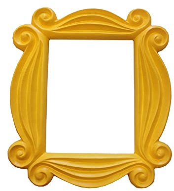 New Friends Frame TV Show Monica Photo Frame 8 pollici Porta gialla Cornici per foto Cornice da regalo da collezione, 10 pollici