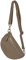 AmbraModa GLX10 - Damen Herren unisex kleine Hüfttasche Gürteltasche Bauchtasche Umhängetasche aus Echtleder (Helltaupe)