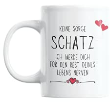 Lieblingstasse Ich Liebe Dich mit Spruch Geschenk für Partner, Paare I Tasse für Freundin, Freund zum Geburtstag, Jahrestag I Geschenke für Verliebte