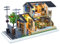 Casa de muñecas japonesa en miniatura modelo 3D de madera para cocina, dormitorio, kits de casa de muñecas con cubierta antipolvo para cumpleaños para niños y adultos