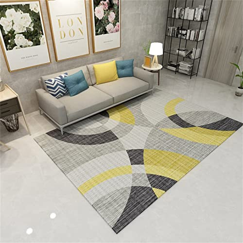 DJHWWD Teppich Klein grau Gaming Teppich tepiche für Wohnzimmer Wohnzimmer Modernes Minimalistisches Helles Luxusschlafzimmer 50x80cm teppichmatte flickenteppich waschbar