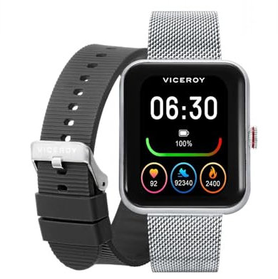 Pack Reloj Viceroy Smart Pro 3.0 Aluminio. Reloj Inteligente IP67. Smartwatch Unisex.