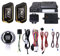 Shkalacar Système d'alarme de Voiture,PKE Entrée sans clé BT avec écran LCD Démarreur de Moteur à Distance Kit de Verrouillage Central Alarme de du contrôle APP avec 2 télécommandes