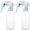 Desenda Leere Sprühflasche für Pflanzen, auslaufsicher, 120 ml, wiederverwendbar, kleine Wassersprühflasche für Pflanzen, nachfüllbar, ultrafeiner Nebel, Sprühflasche mit Pumpauslöser oben für kühlen