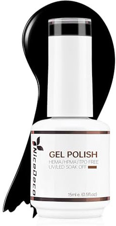 Nicedeco Gel Nail Polish, 15ml UV/LED Gel Polish Nail Art Manicure Pedicure,Salon & Home Use - Long Lasting & Easy to Apply 002