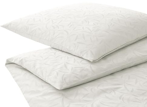 elegante Mako-Satin Bettwäsche Muriel Natur