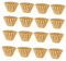 GOOHOCHY Kaffeefilter in Kuchenform, Expresso-Maschine, Filterpapier, Teesieb, ungebleichte Kaffeefilter, Perkolator, Kaffeefilter, Handtropffilterkorb, 50 Stück