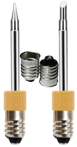 Panne à souder, panne à visser, filetage M4, Parkside, remplacement - jeu de 2 pièces pointe de fer à souder sans plomb ensemble de pointes de fer à souder pointes de rechange accessoire de soudure