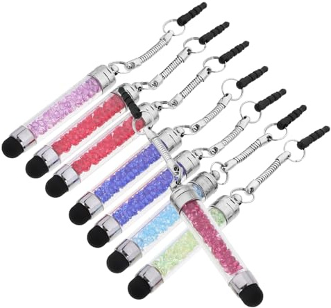 Housoutil 16 STK Stylus Stift handystift Stuhl telefonhalter Diamant-Kondensatorstift Kapazitive Stifte für Computer Telefon kapazitive Stifte Handschrift Kapazitiver Stift Anhänger