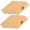 CAXUSD 100Pcs Kraft Paper Cutlery Holders for Parties, Disposable Utensil Pockets for Easy Storage and Table Decor