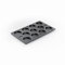 AMT Gastroguss GN 1/1 Muldenplatte mit 11 Vertiefungen, 53 x 32,5 cm, Aluminiumguss, Lotan® Antihaft-Veredelung, AMZN-5333MP