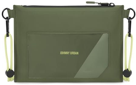 Johnny Urban wasserdichte Tasche Grün - Alfie - Beutel Wasserdicht für Wertsachen - Wasserfeste Handyhülle für Strand SUP Kajak Camping - IPX6 Waterproof Bag