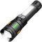 Luces de flash LED impermeables, impermeables, con zoom, potente luz de flash pequeña de mano | Impermeable y potente luz de flash de mano para exteriores