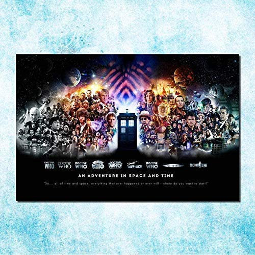 Puzzle Doctor Who Kartonpuzzle 1000 Teile Spaßspielzeug für Erwachsene Heimdekoration-Fernsehserie „Starry Night“ 38 x 26 cm
