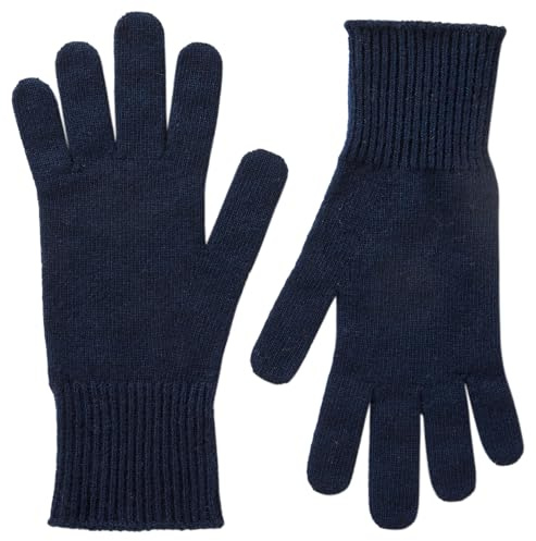 United Colors of Benetton Strickhandschuhe 1202DG00E Fäustlinge, blau, OS Damen, blau, Einheitsgröße