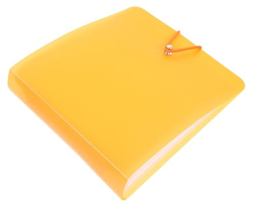 CLISPEED Blätter Aufbewahrungsbox Ordner Album Behälter Halter Aufbewahrungseinheiten Discs Aufbewahrungsboxen Organizer Ordnerhüllen Hüllen Abdeckungen Kleine Hülle