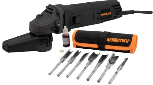 ARBORTECH Power Chisel Kit 1.000W | Electric Chisel for Carving Wood with 7 Chisels | PCH.FG.900.40
