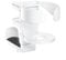 Desk Cup Holder & Headphone Hanger 2 in 1 Adjustable Clamp for Gaming and Office Needs (White)