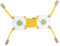 XUXHOU LAPTOP COJÍN COJÍN USB Portable Portable (Yellow)