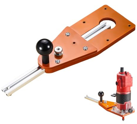 Router Circle Cutting Jig - Ergonomic Ball Handle Adjustable Tool Gadget | Adjustable Guide Milling Template | Circle Router Jig for Woodworking for Milling Trimming Work Indoor Outdoor Workshop