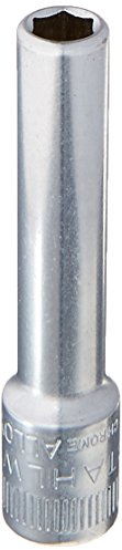 STAHLWILLE Nr. 40L Steckschlüsseleinsatz 6,3 mm (1/4) Schlüsselweite 5 mm L.50 mm AS-drive, HPQ-Hochleistungsstahl, verchromt