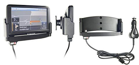 Brodit Gerätehalter 540321 | Made IN Sweden | mit Ladefunktion für Navigationsgeräte - Navigon 72 Easy, 72 Plus, 72 Plus Live, 72 Premium