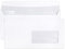 Clairefontaine 10935C - Karton mit 500 Umschlägen DL-110x220mm, selbstklebend, 90g, mit Sichtfenster 45x100 (20/20), Weiß, 1 Karton