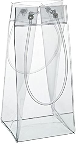 Utopia Wine & Champagne Presentation Bag Clear 10inch / 25cm - Case of 6